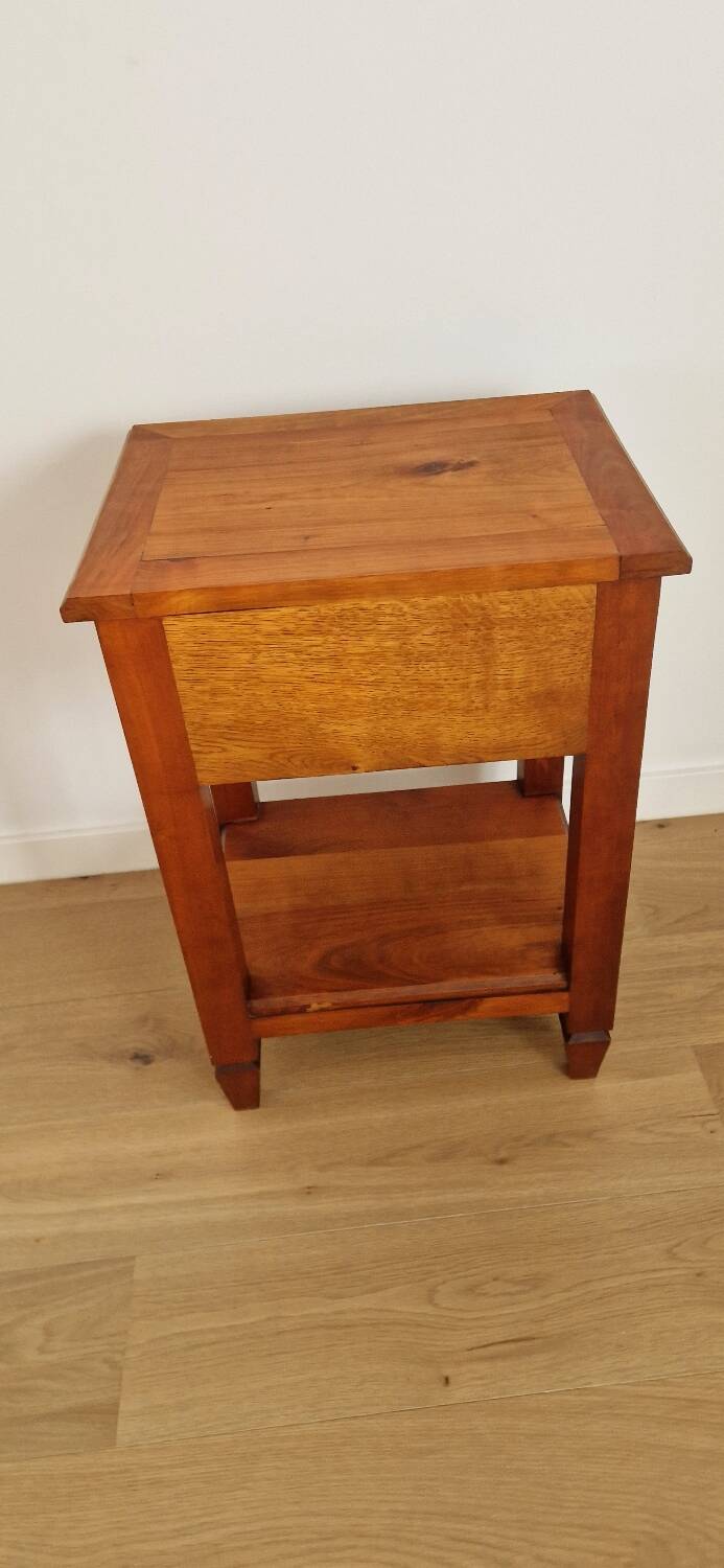 Low cabinet in blond cherry wood, Directoire style