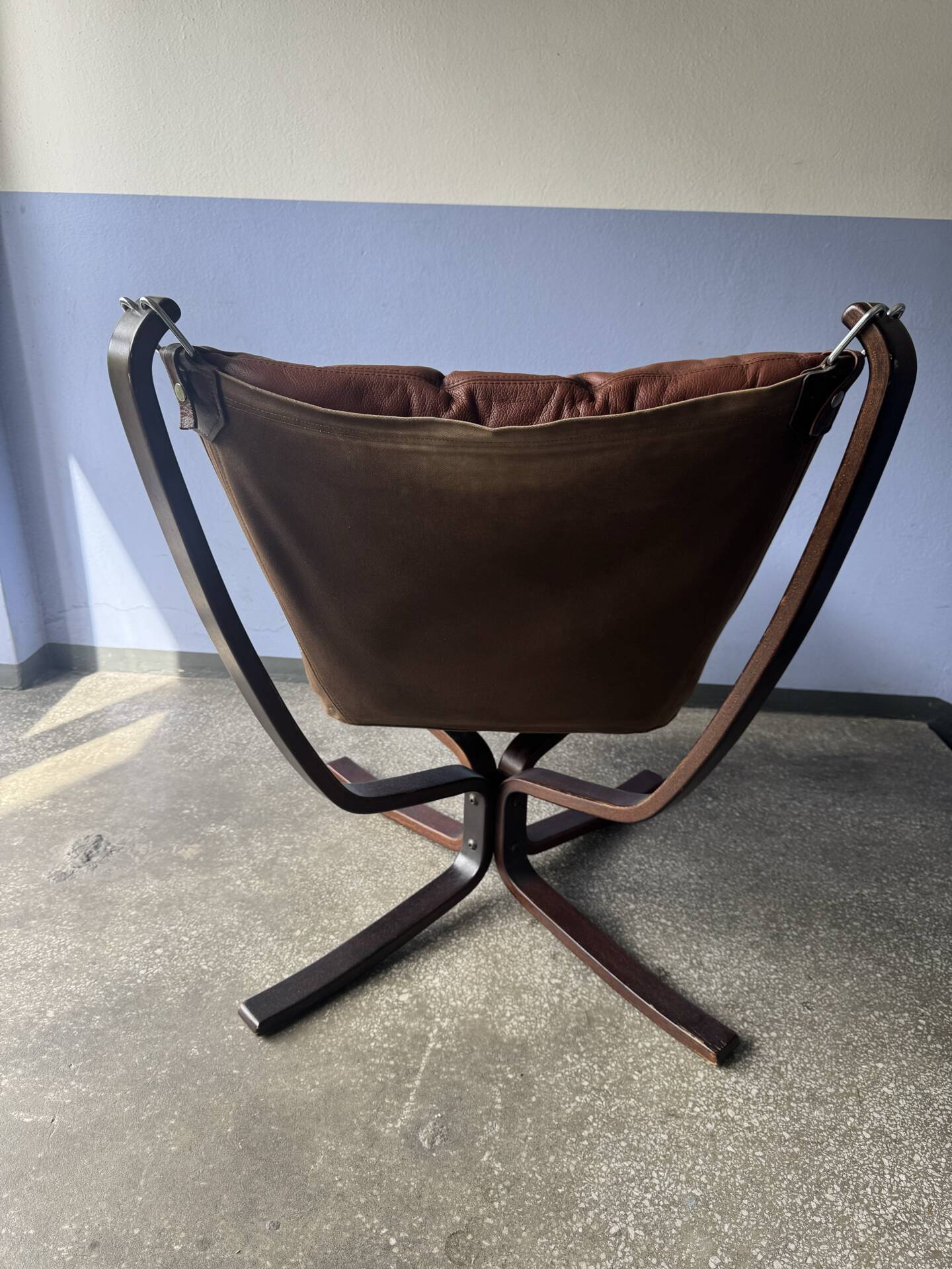 Vintage Scandinavian Falcon lounge chair by Sigurd Ressel, 1970.