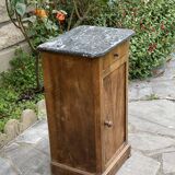 Nightstand - bedside table with marble top