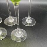 Service de 8 verres liqueur en cristal