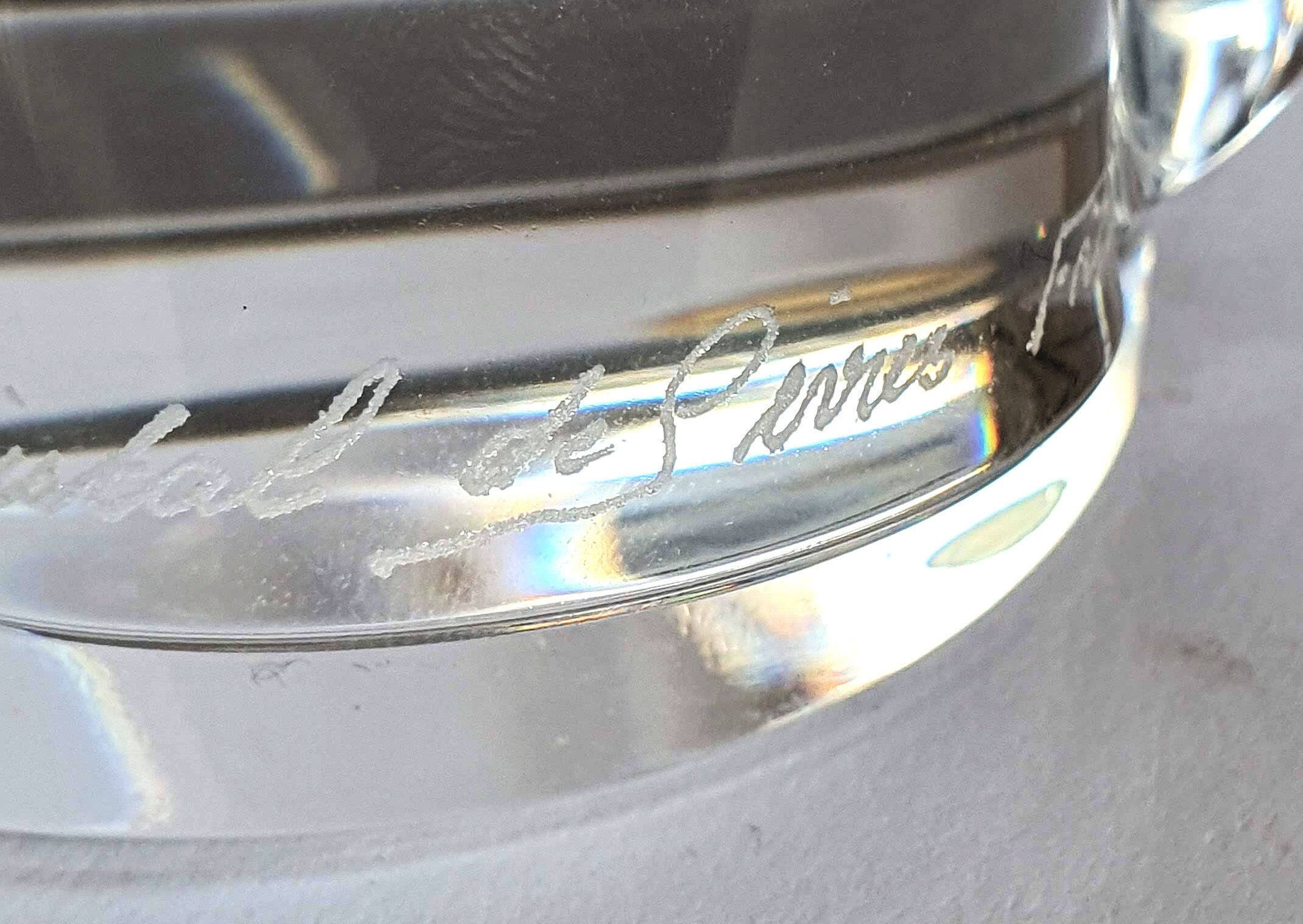 Sèvres crystal vase 35 cm