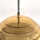 Midcentury Modern Brass Chandelier by Vereinigte Werkstätten, 1960