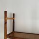 Tall rattan shelf