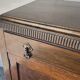 Antique English Jacobean Revival Oak Buffet Sideboard 1925–1935