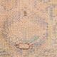 Tapis vintage beige, tapis turc vintage délavé par le soleil, tapis beige