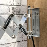 Grey scissor wall lamp, 1980s
