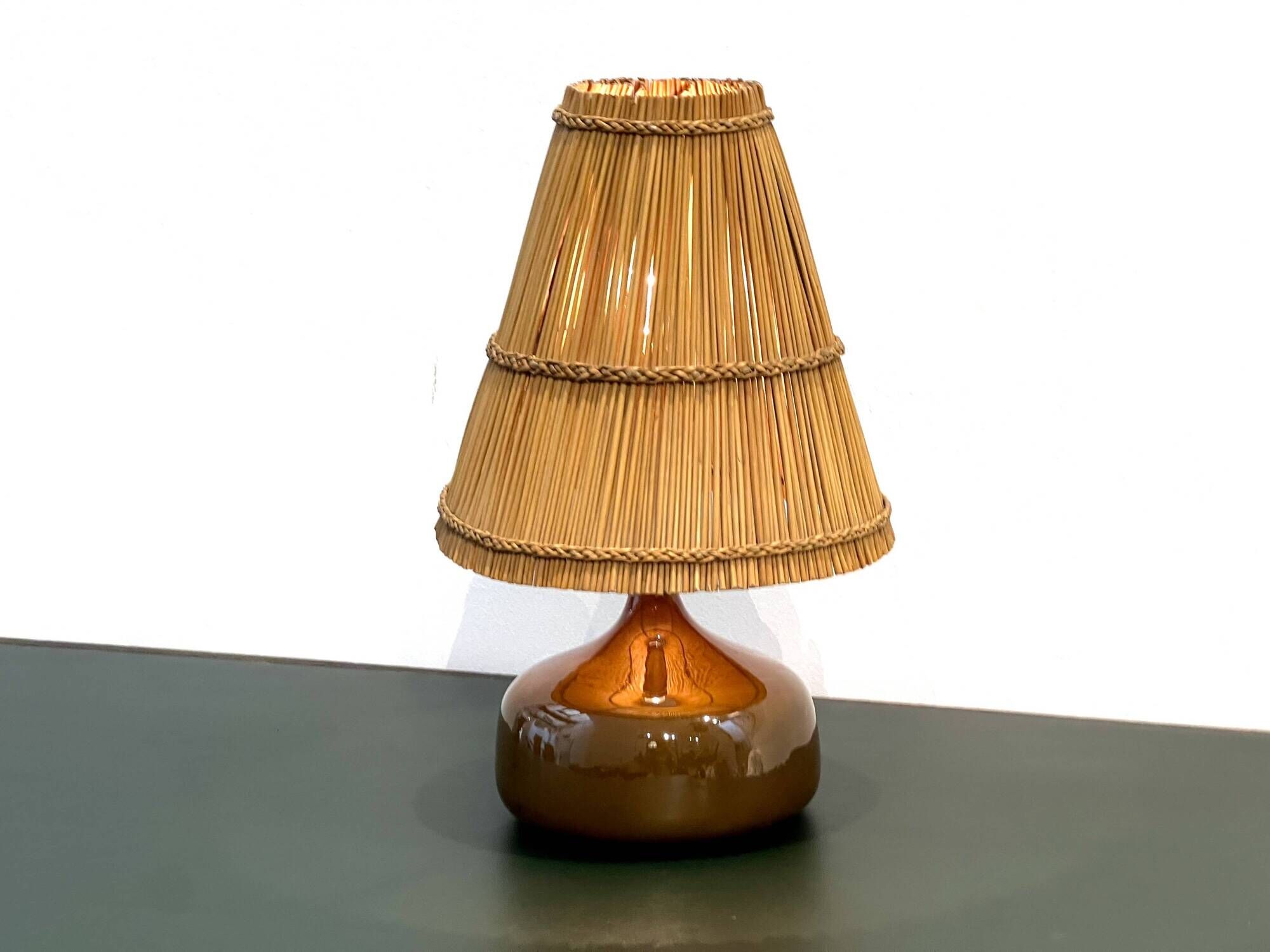Ceramic desk lamp by Jacques and Dani Ruelland, circa 1955