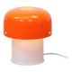 Rare Orange Mushroom Table Lamp by Luigi Massoni for Guzzini, 1970s