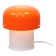 Rare Orange Mushroom Table Lamp by Luigi Massoni for Guzzini, 1970s