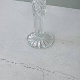 Cut glass single-stem vase