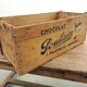 Wooden chocolate poulain case 1950