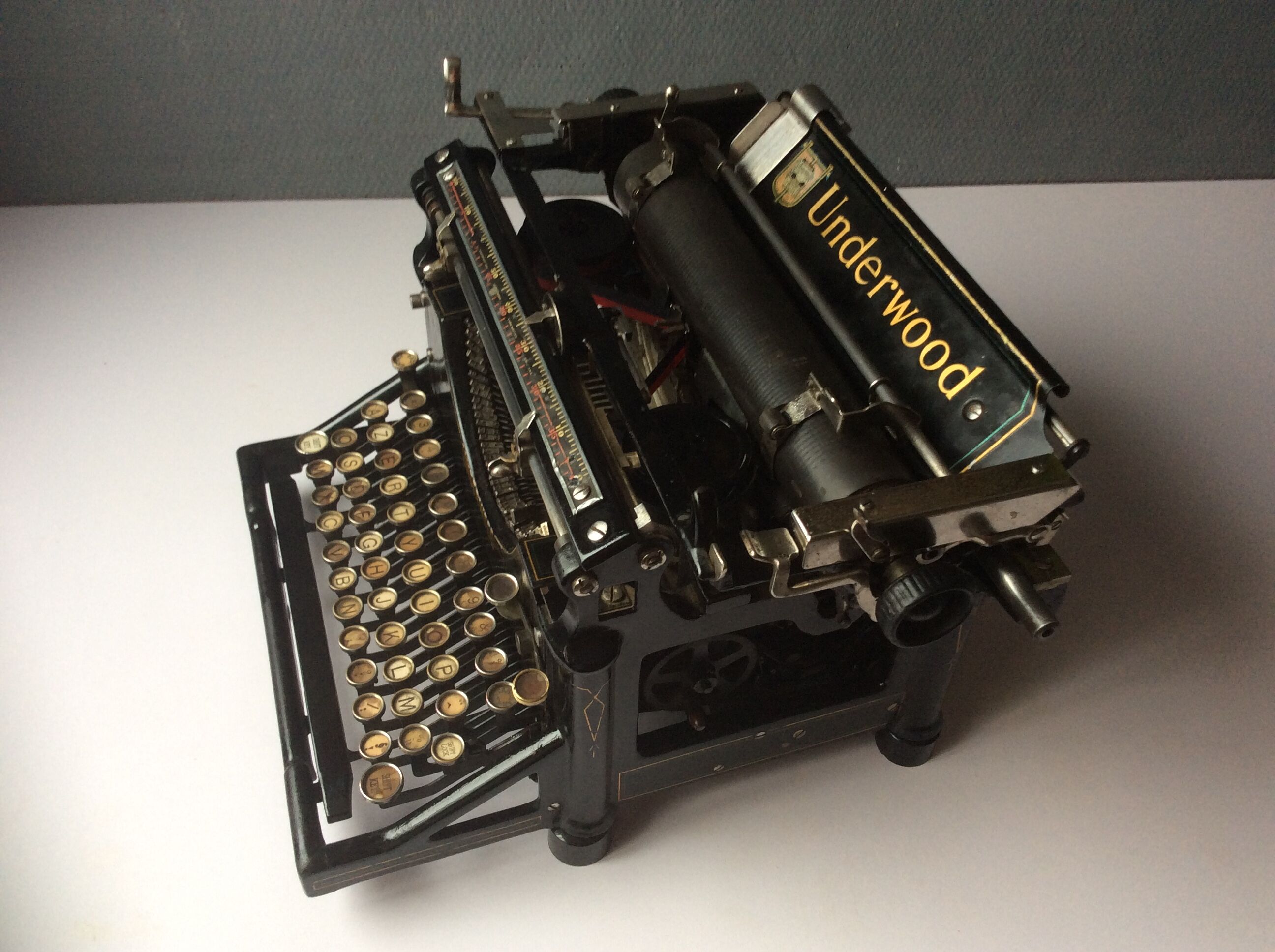 Old Underwood typewrite,r 1918