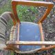Pair of sled chairs from the 60s