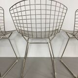 Lot of 4 chairs of Harry Bertoia edited by Knoll