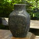 Vase en grès bleu  vintage