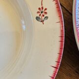 Digoin retro soup plates, Margaret