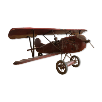 1950 wooden biplane