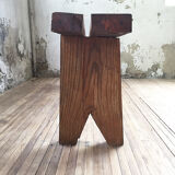 Artisanal pine bench