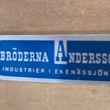 Vintage Scandinavian sky blue armchair – Bertil Fridhagen – 1960s