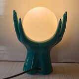 Vintage ceramic hand lamp from the 80s