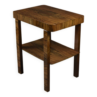 Art Deco Walnut Console Table 1930s