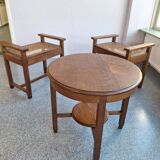 Amsterdam School/Art Deco Hallway Furniture Set, 1930s