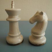 Duo pièces échec céramique déco ceramic chess pieces