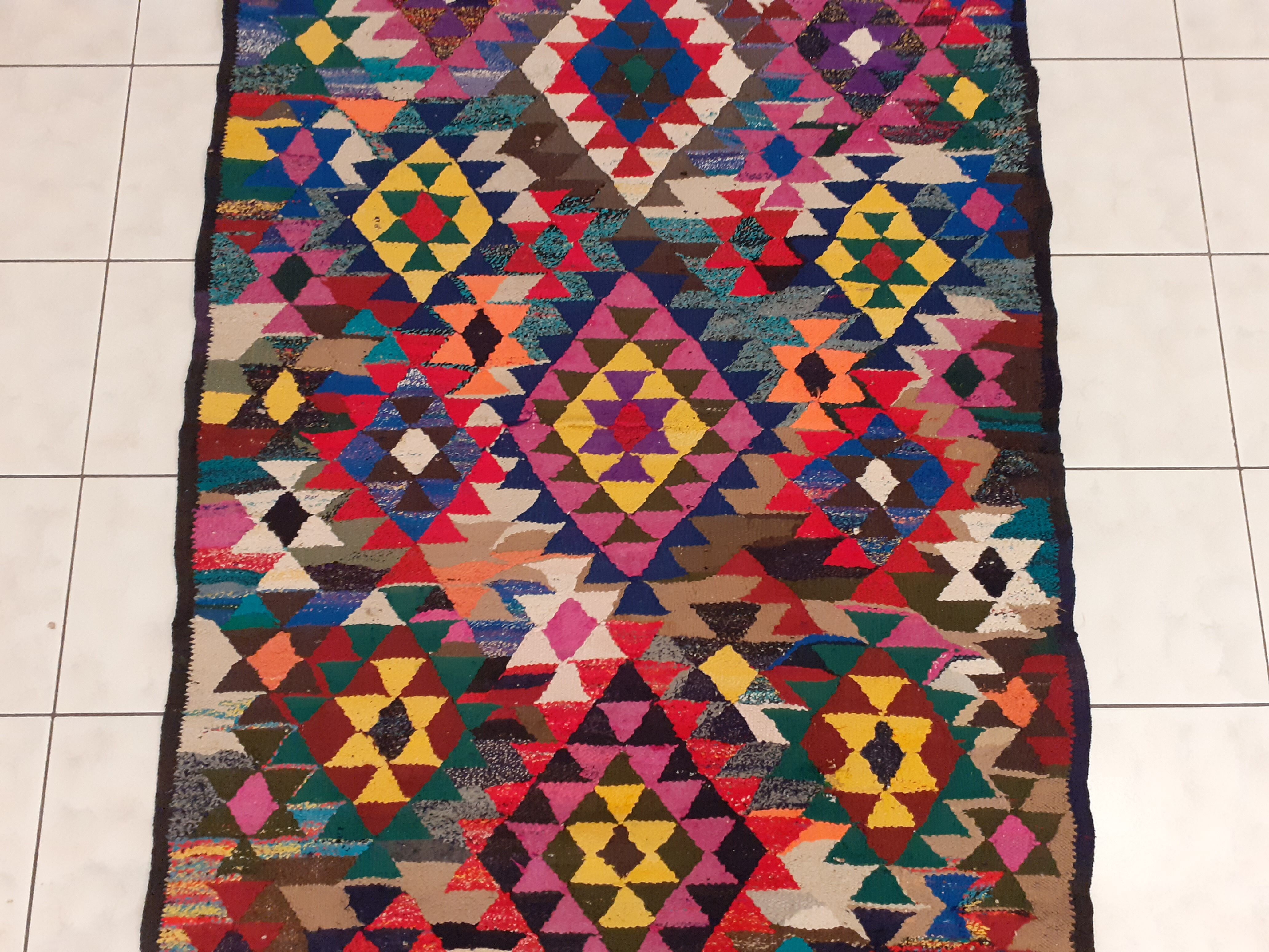 Handmade Persian Kilim 275x121