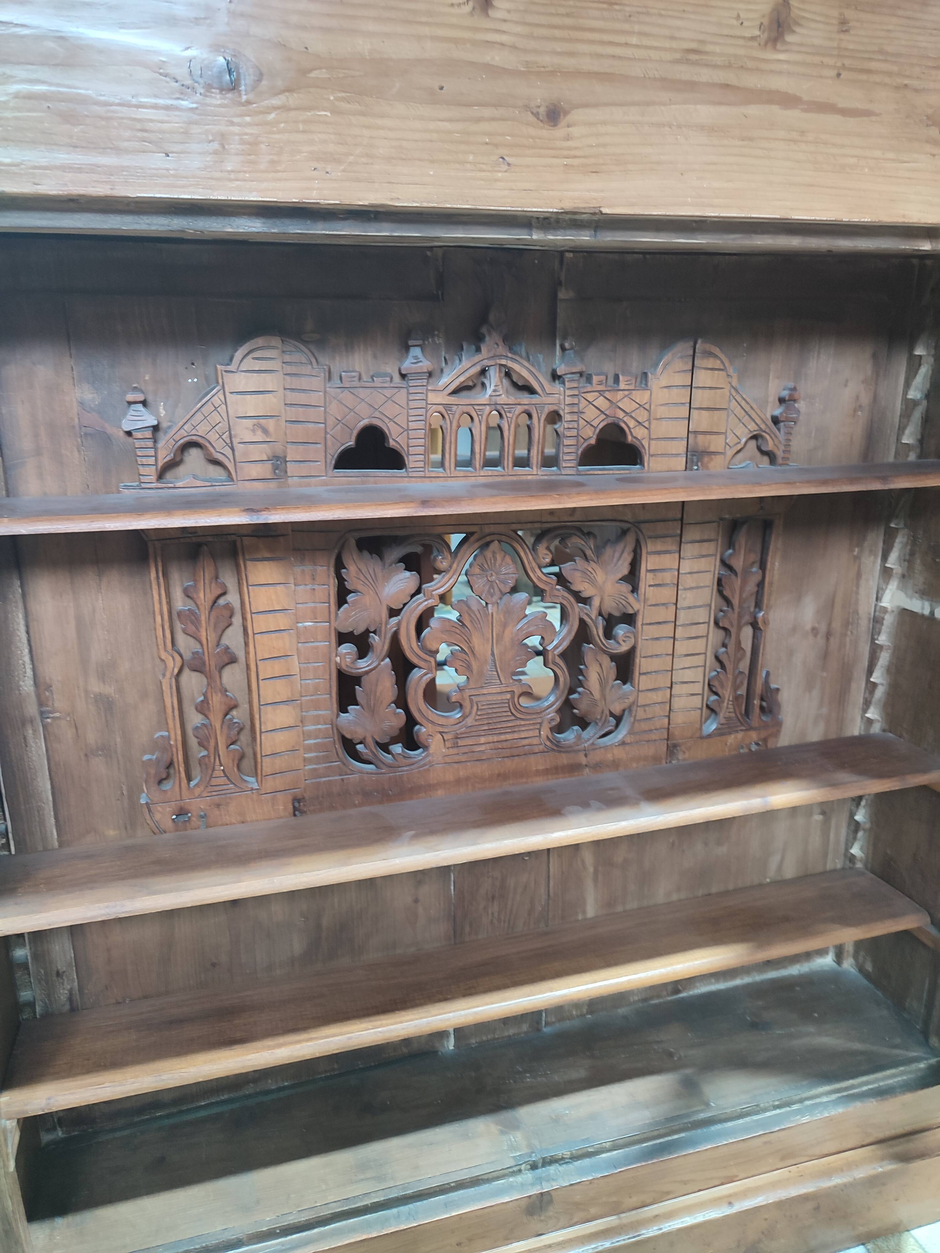 Meuble comptoir atelier église industriel bijoutier mercerie