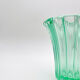 Art Deco Vase Pierre d'Avesn Moulded-Pressed Glass Emerald Green