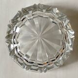 Large Saint Louis crystal ashtray or pocket emptier, ambassador model