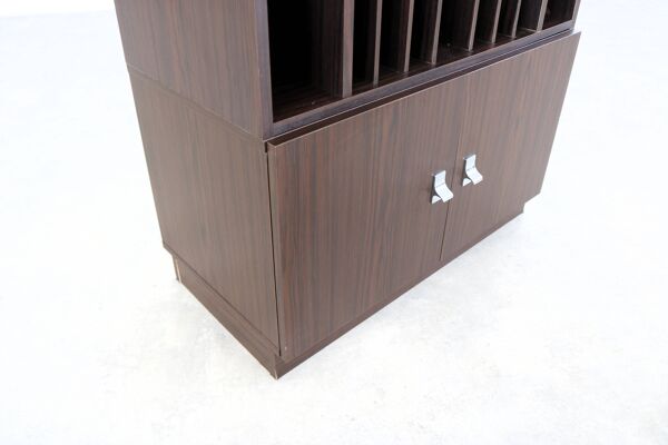 armoire audio vintage   armoire à vinyles   années 80   suédois