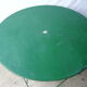 Old metal folding garden table