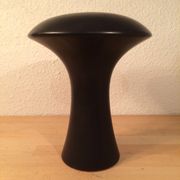 Vase moderniste "champignon" céramique noir