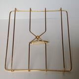 Glass and gold metal aperitif tray