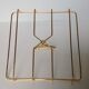 Glass and gold metal aperitif tray
