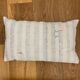 Cushion in vintage woven kilim style, patched.