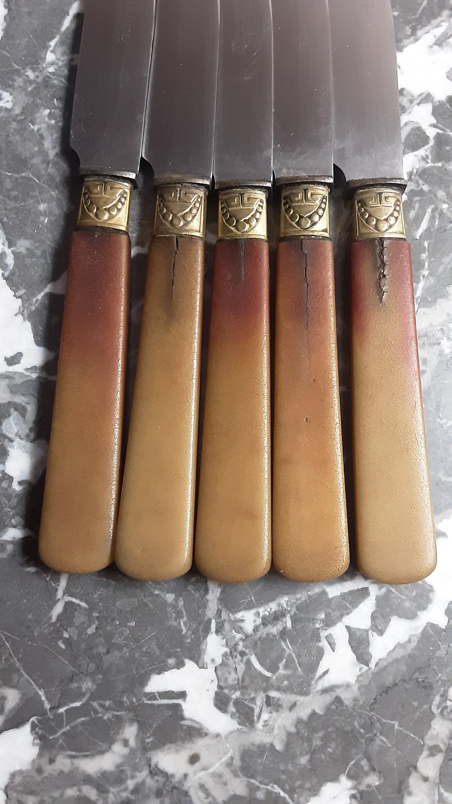 Lot 5 old knives - Pradel