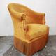 Old yellow toad chair