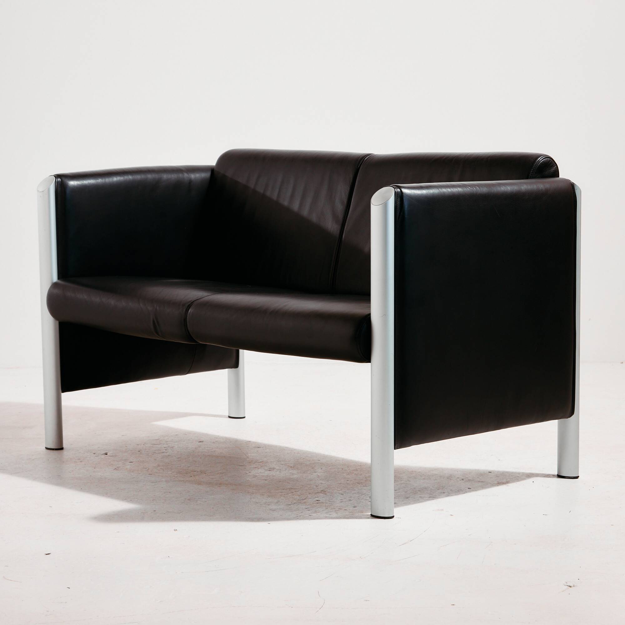 Model 830 two-seater sofa by Klaus Franck & Werner Sauer for Wilkhahn