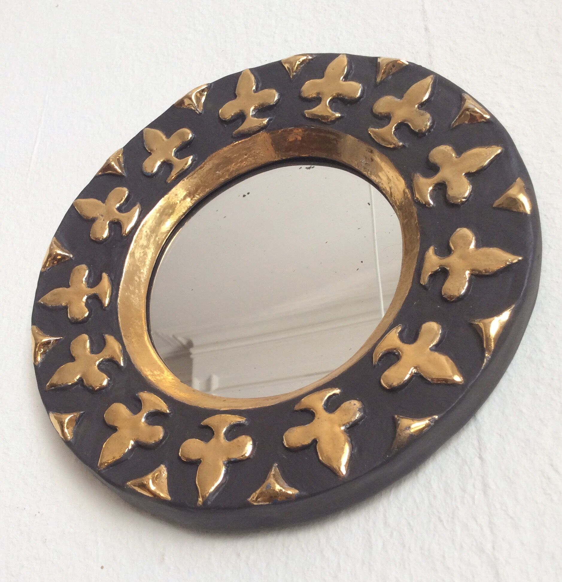 Ceramic mirror, 1960s