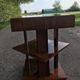 Art deco period double-plated table