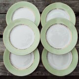 6 assiettes à dessert Salins