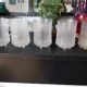5 verres ultima Thule design Littala 1970