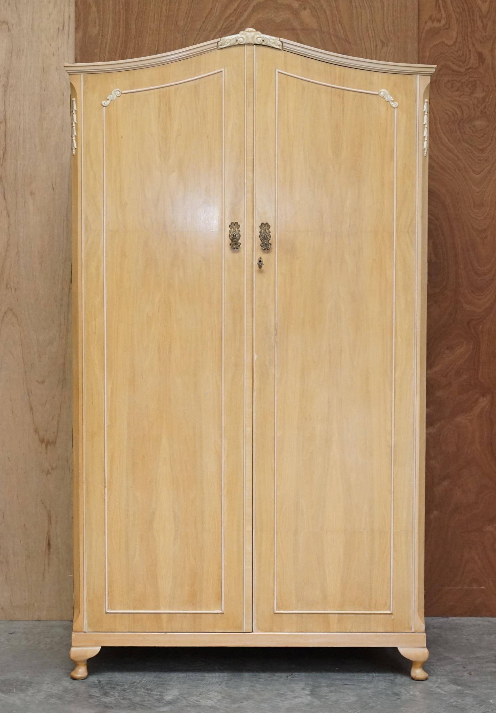 Light walnut cabinet from the 1940s