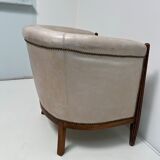 Skai barrel armchair from the 20s-30s