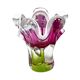 Chřibská Sklárna J. Hospodka vase, art glass, Czechoslovakia, 1960s.