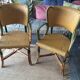 Paire de fauteuils en rotin