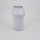 White-pink glazed ceramic vase