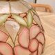 Suspension en nacre et laiton « Camélia »
